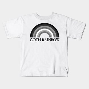 GOTH RAINBOW Kids T-Shirt